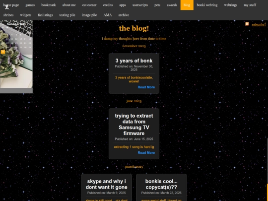 blog screenshot