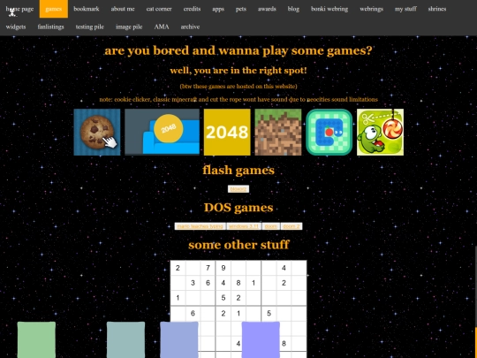 games screenshot