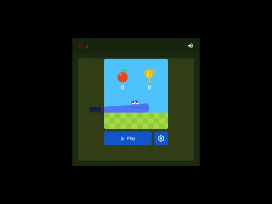 games/googlesnake screenshot