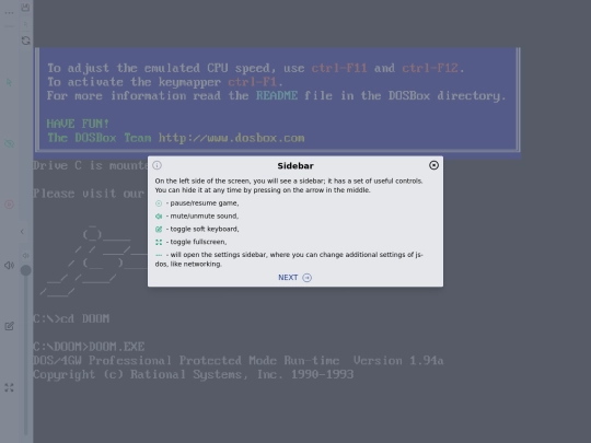 jsdos/games/doom screenshot
