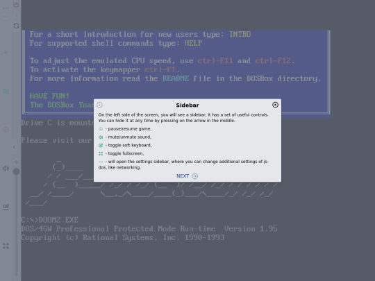 jsdos/games/doom2 screenshot