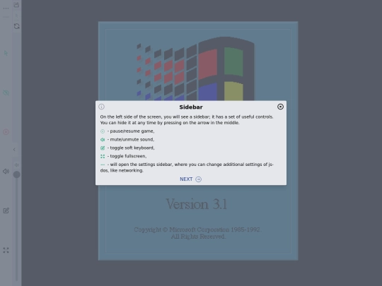jsdos/games/windows311 screenshot