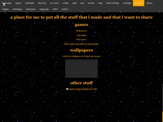 mystuff screenshot