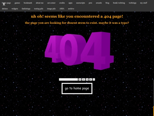 not_found screenshot