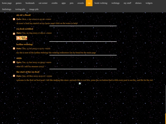 rss screenshot