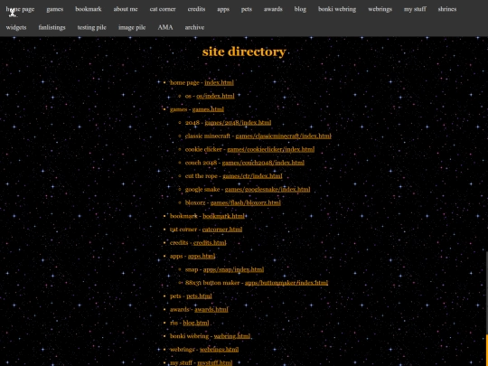 sitemap screenshot