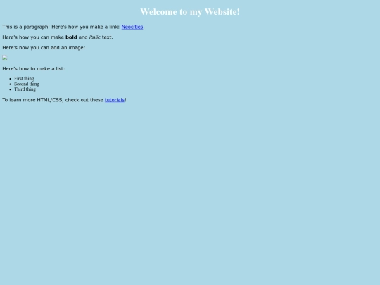 test screenshot