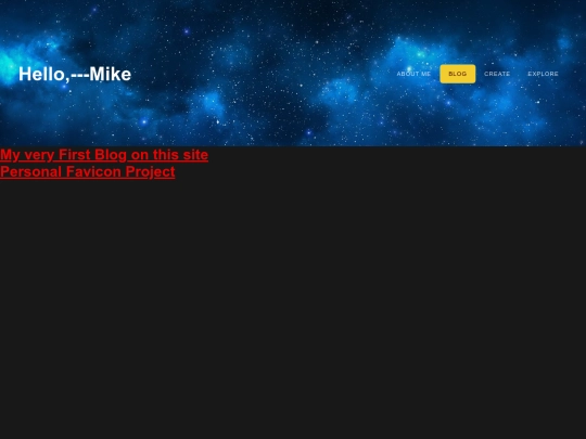 blog screenshot