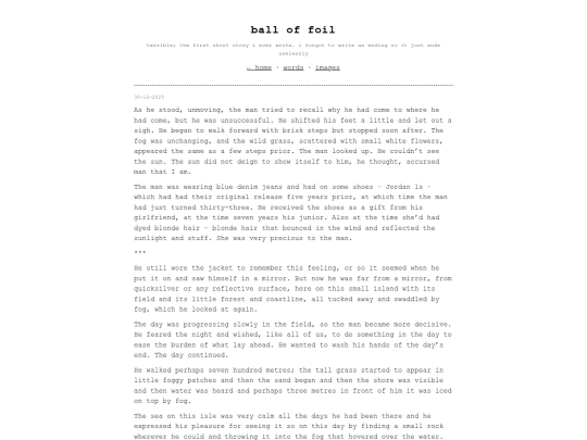 words/ball-of-foil screenshot