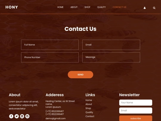 contact screenshot