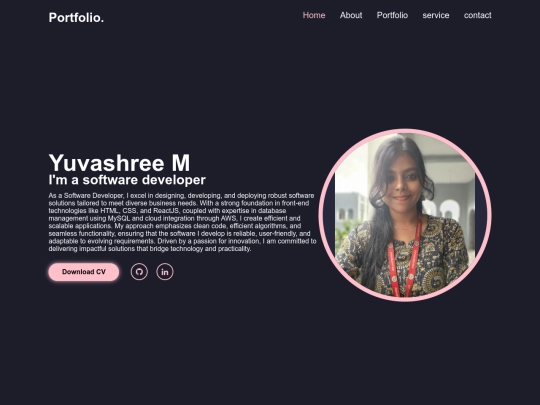 portfolio screenshot