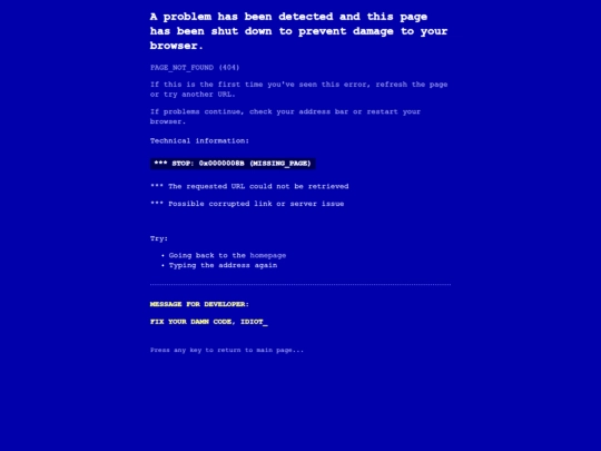 not_found screenshot