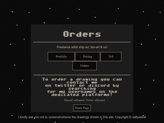 html/ordini screenshot