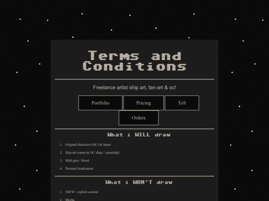 html/termini screenshot