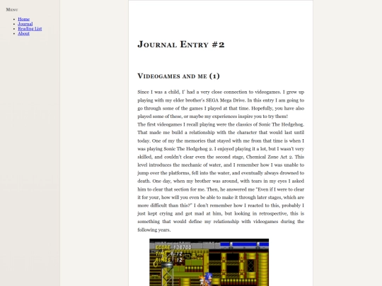 journals/journal2 screenshot