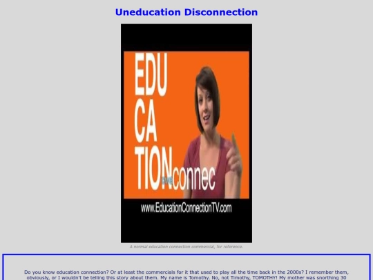 uneducationdisconnection screenshot