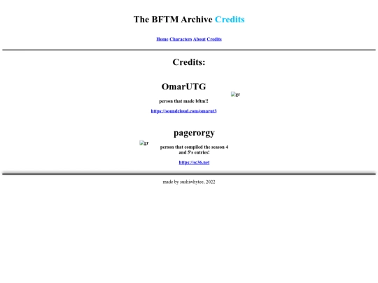 archive/credits screenshot