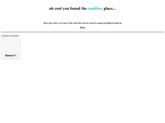 archive/sandbox screenshot