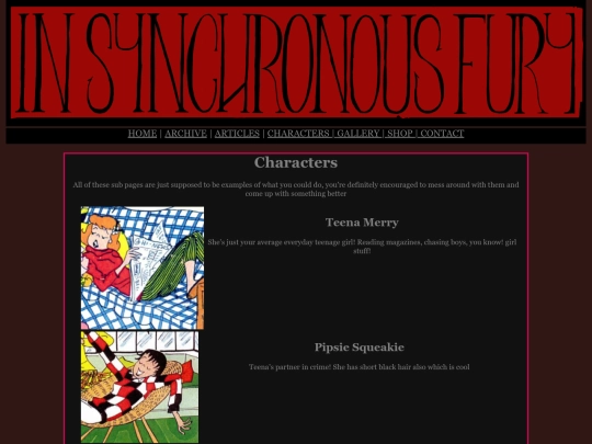 characters screenshot
