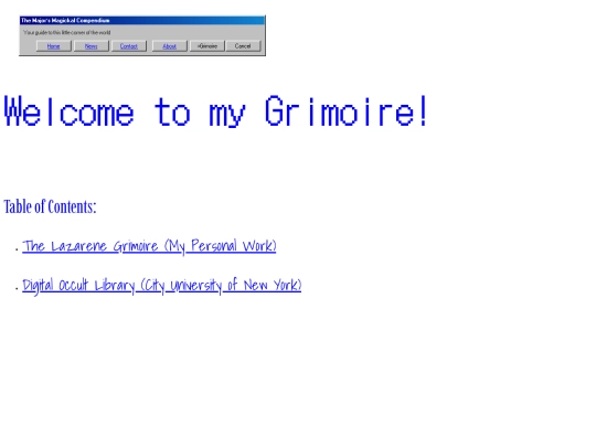 grimoire screenshot