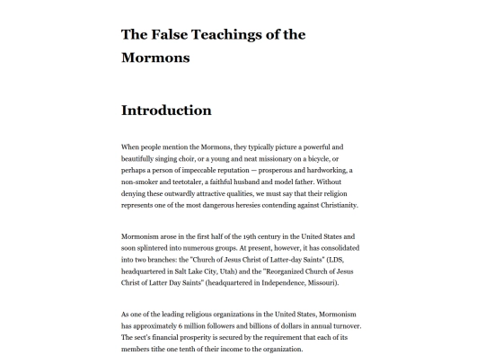 books/mormonism screenshot