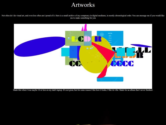 html/Arts screenshot