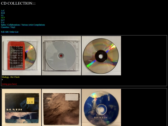 html/CDs-M screenshot