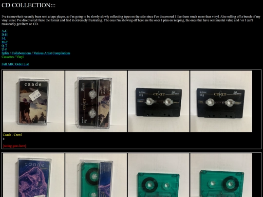 html/Cassettes screenshot