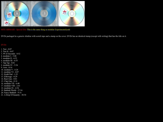html/Special Disc/Special Disc screenshot