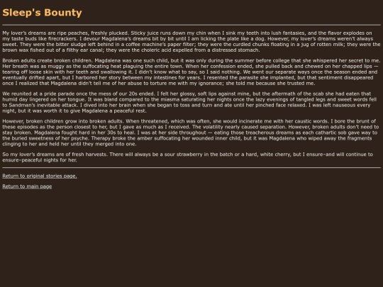 sleepsbounty screenshot