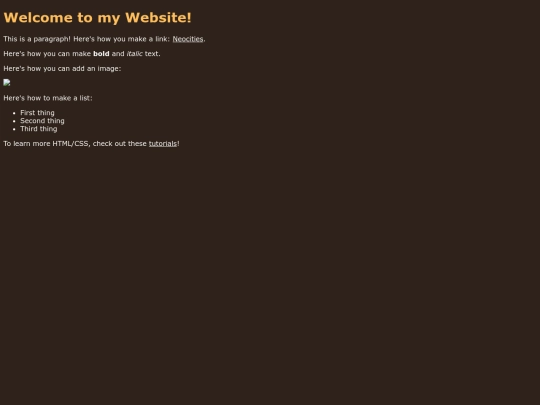 test screenshot