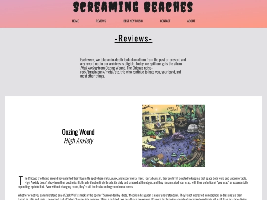 pages/reviews screenshot