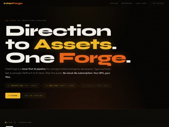Inter-Forge/main screenshot