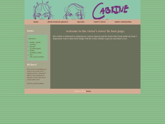 victors tower/fic_page screenshot