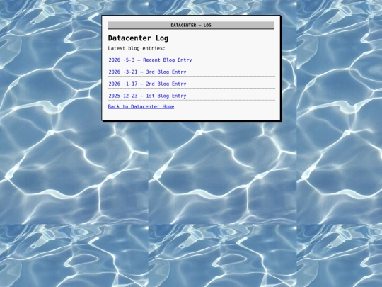 Log screenshot