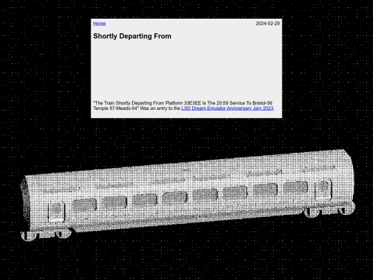 projects/shortly-departing-from screenshot