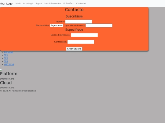 FinalDIC/contacto screenshot