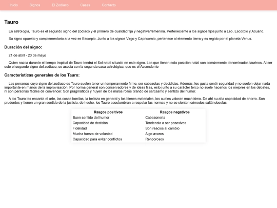 astro/tauro screenshot