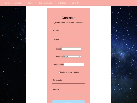 nuevoastro/contacto screenshot