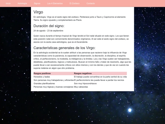 nuevoastro/virgo screenshot