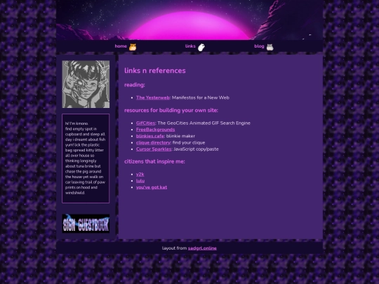 references screenshot