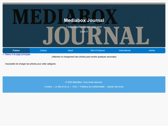 actualites screenshot