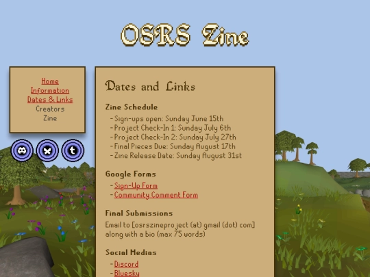 dateslinks screenshot