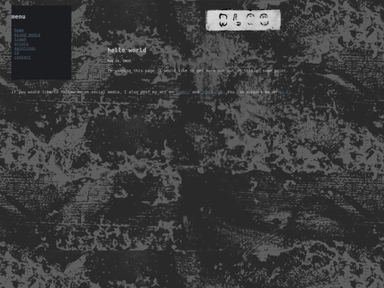 blog screenshot