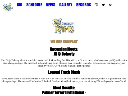 rampart-track-and-field screenshot