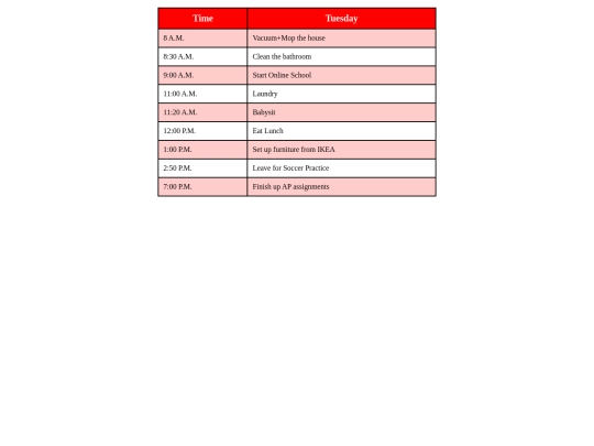 stylishschedule screenshot