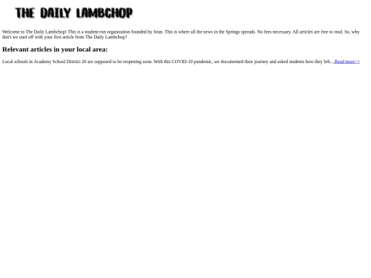 thedailylambchop screenshot