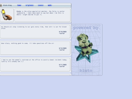 blog screenshot