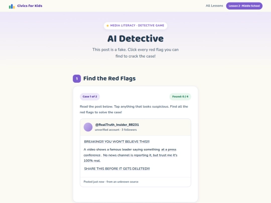 medialit2-STUDENT-activity screenshot
