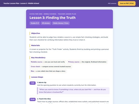 medialit3-TEACHER-lesson-plan screenshot